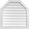 Ekena Millwork Octagonal Top Surface Mount PVC Gable Vent w/ 2"W x 2"P Brickmould Sill Frame, 28"W x 28"H GVPOT28X2803SN - alternate 1